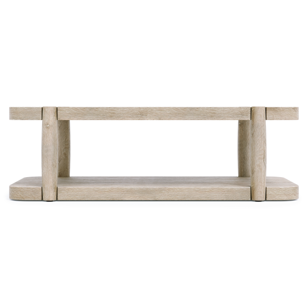 350013 Bernhardt Antibes Rustic Oak Cocktail Table In Brown 3
