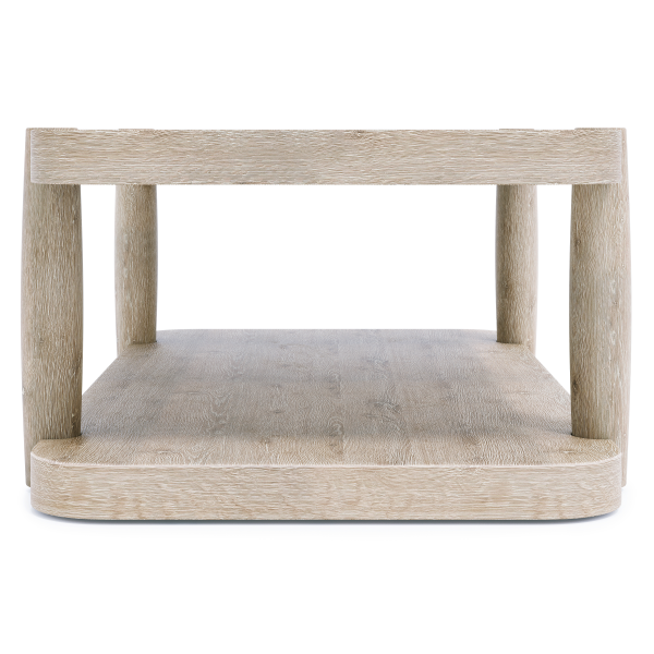 350013 Bernhardt Antibes Rustic Oak Cocktail Table In Brown 5
