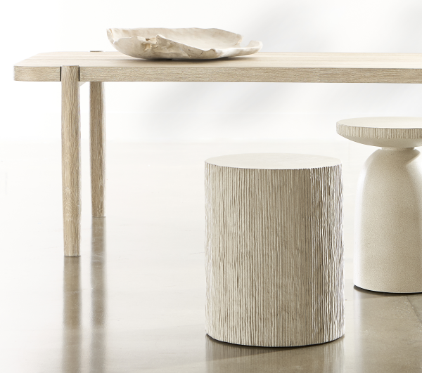 350111 Bernhardt Antibes Accent Table In Grey 2