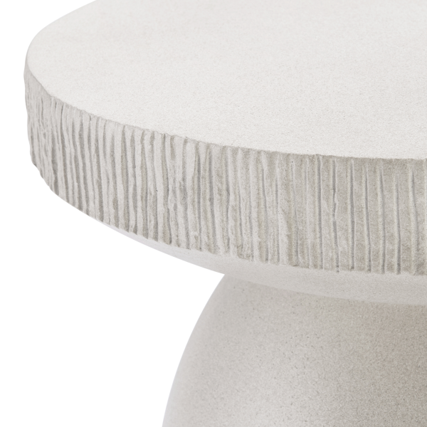 350125 Bernhardt Antibes Pedestal Side Table In Beige 6