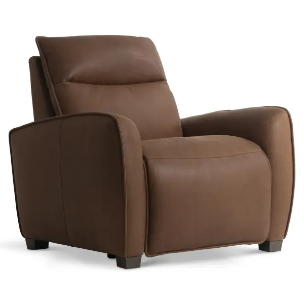 382RLO Bernhardt Sorrento Leather Power Motion Chair in Brown