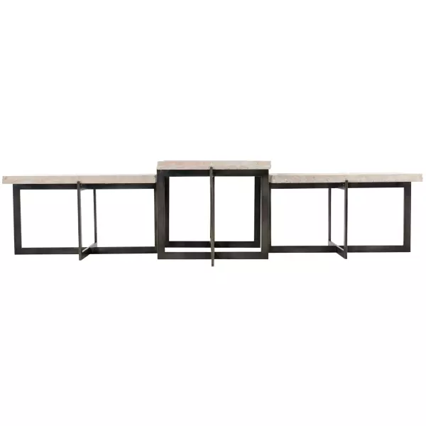 510011 Bernhardt Hathaway Metal Bunching Cocktail Table 11