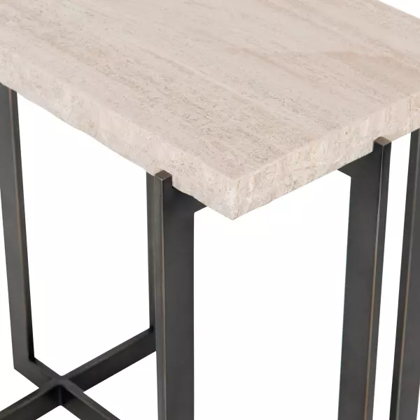 510111 Bernhardt Hathaway Metal Drink Table 14