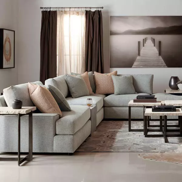 510111 Bernhardt Hathaway Metal Drink Table 15