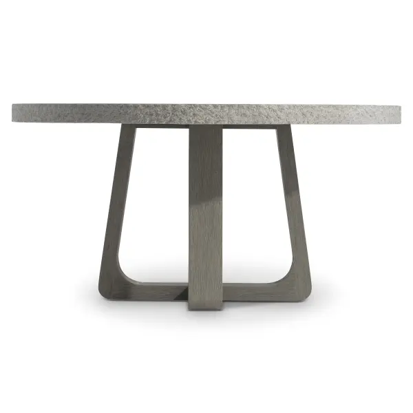 K2009 Bernhardt Trouville Round Outdoor Dining Table In Gray 3