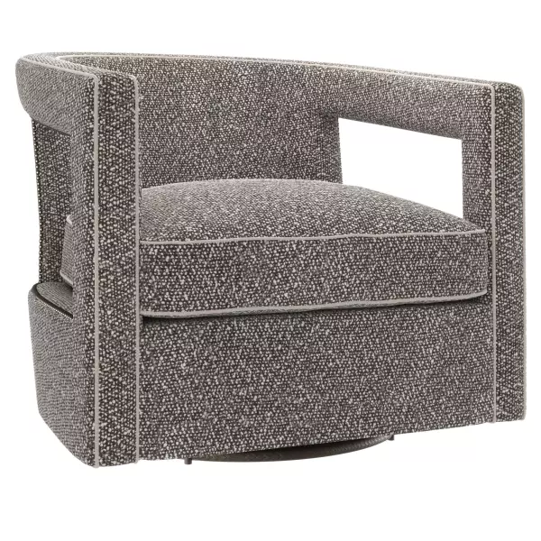 N1118S_1032-021 Alana Fabric Swivel Chair White/Cream 1032-021 by Bernhardt