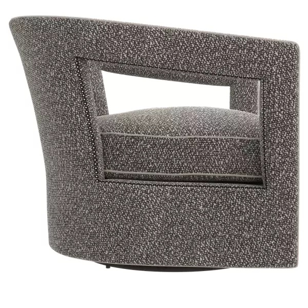 N1118s Bernhardt Alana Fabric Swivel Chair 2
