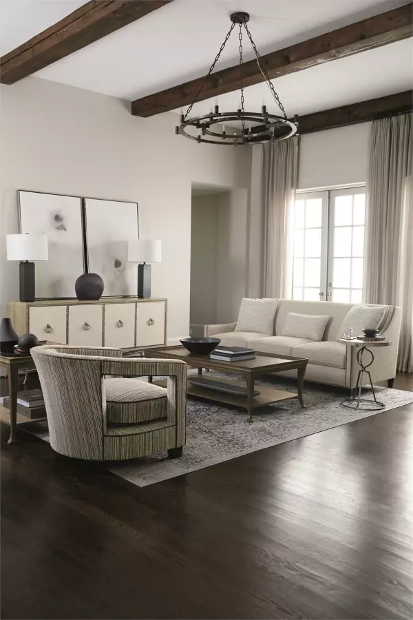 N1118s Bernhardt Alana Fabric Swivel Chair 7