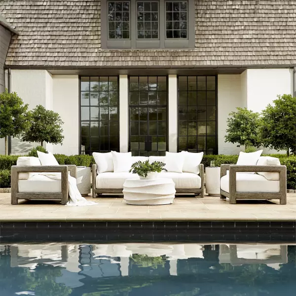 O3383B Bernhardt Montaigne Outdoor Chair 1/2