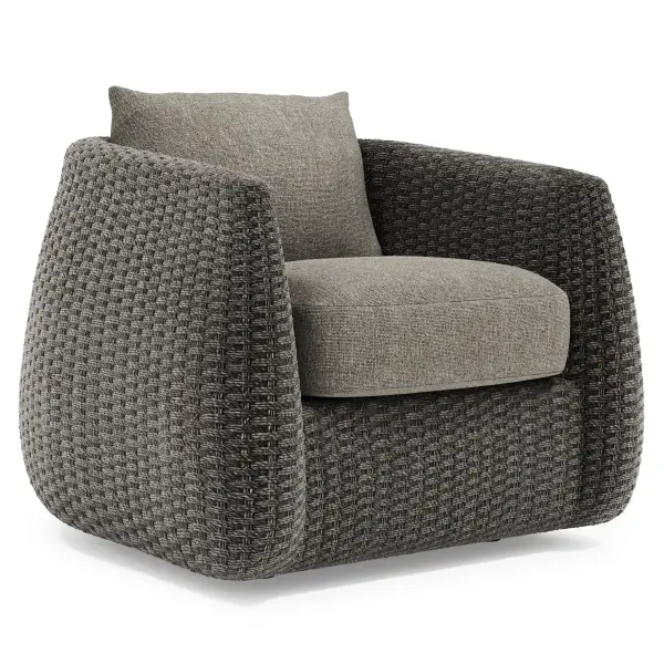 Bernhardt Sarene Outdoor Chair, Grey