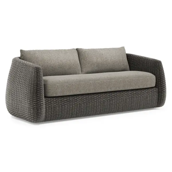 O4477C Bernhardt Sarene Outdoor Sofa, Grey