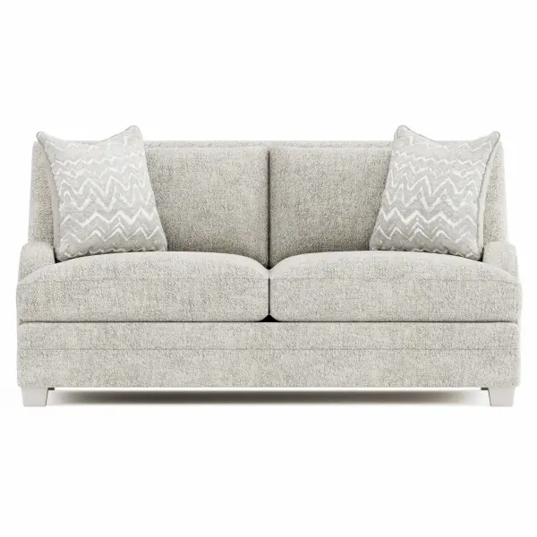 P7105a Bernhardt Rollins Fabric Loveseat In Beige 3