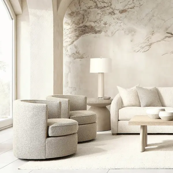 350115 Bernhardt Antibes Accent Table in Beige