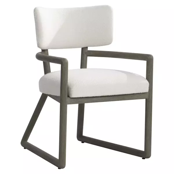 Rhodes Outdoor Arm Chair White/Cream 6048-000 by Bernhardt