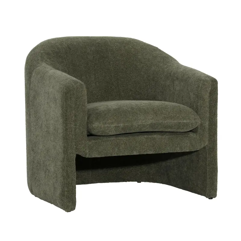 DOV34036-GREN Alvar Occasional Chair in Charlotte Olive Upholstery