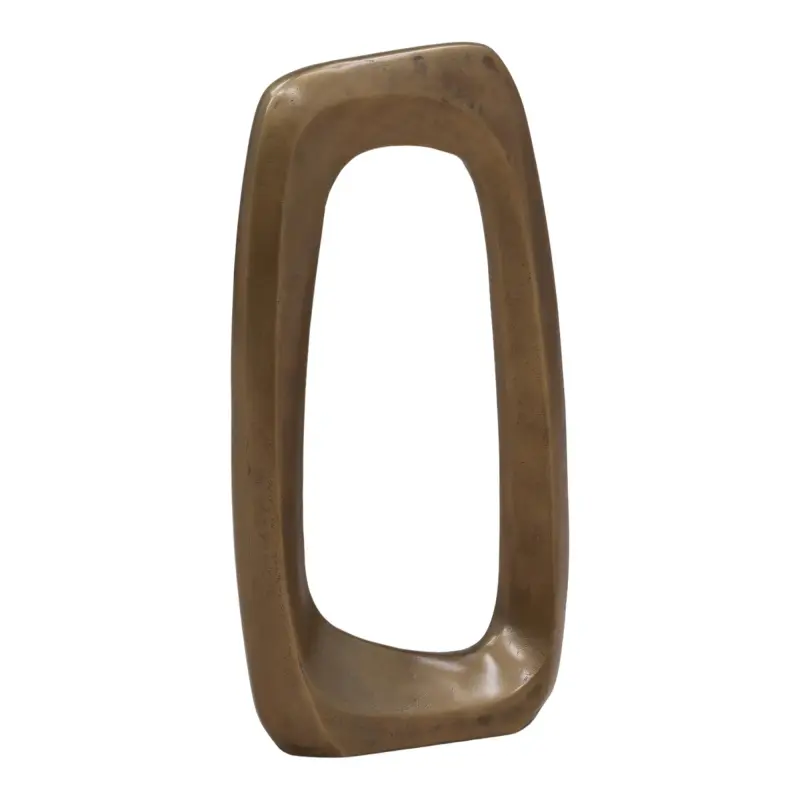 DOV78026-AQBS-LG Berlin Aluminum Large Sculpture in Antique Brass