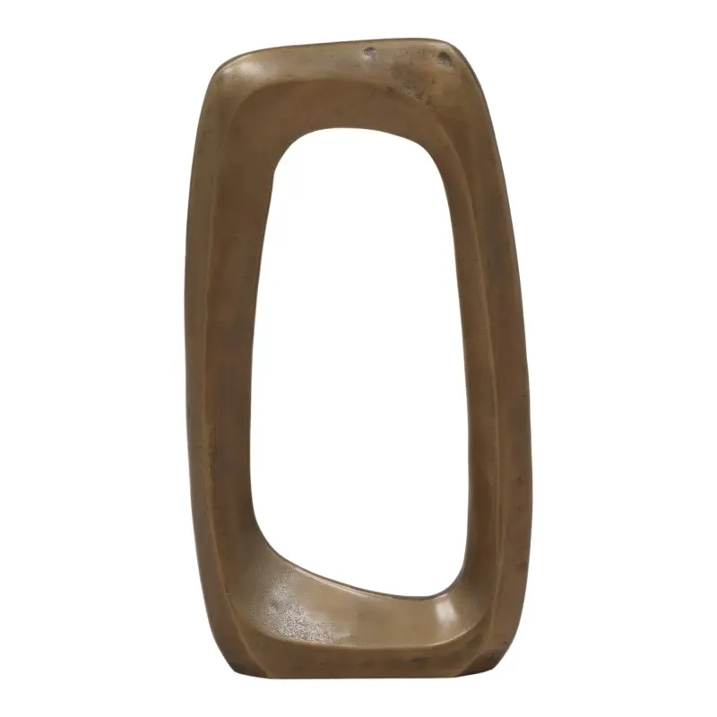 DOV78026-AQBS-LG Berlin Aluminum Large Sculpture in Antique Brass