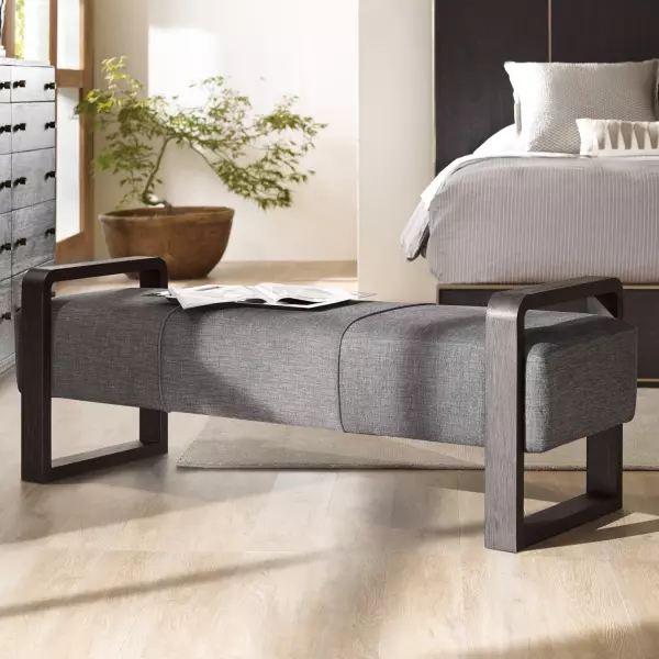 1600-50006-DKW Curata Upholstered Bench