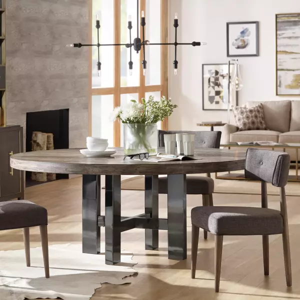 1600-75211-MWD Curata 72in Round Dining Table