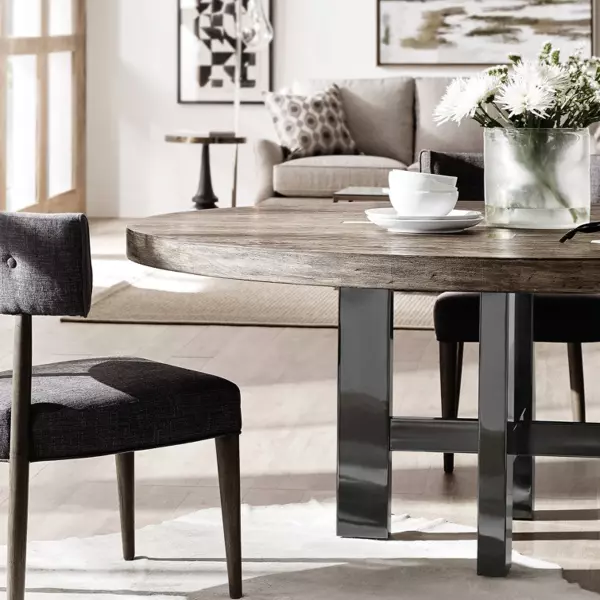 1600 75211 Mwd Curata 72in Round Dining Table Room Image 4