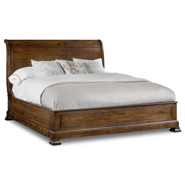 5447-90450B Archivist Queen Sleigh Bed withLow Footboard by Hooker Furniture