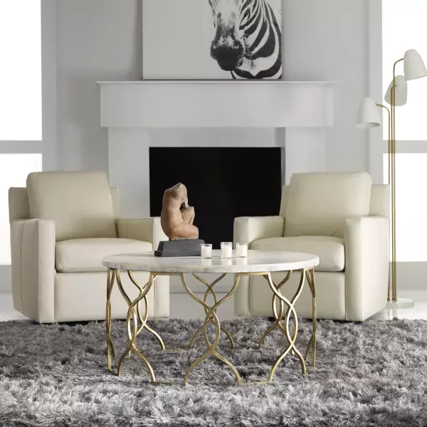 638-50359-WH Melange Corrina Cocktail Table
