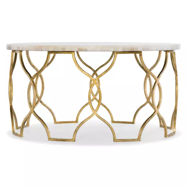 638-50359-WH Melange Corrina Cocktail Table