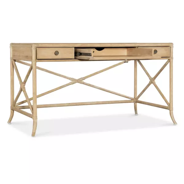 6950 10458 80 Retreat Pole Rattan Writing Desk 2