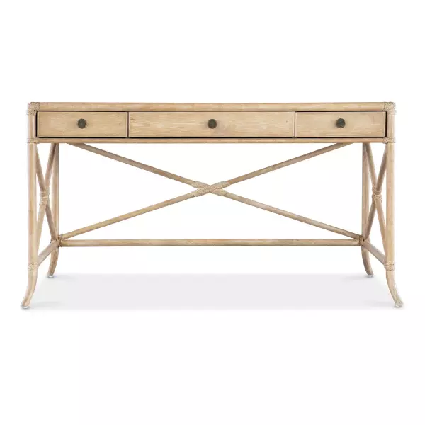 6950 10458 80 Retreat Pole Rattan Writing Desk 3