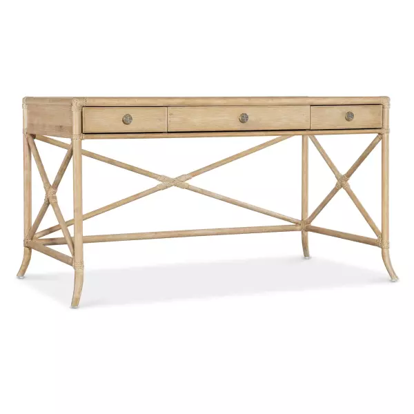 6950-10458-80 Retreat Pole Rattan Writing Desk