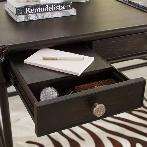 6950 10458 99 Retreat Pole Rattan Writing Desk 6