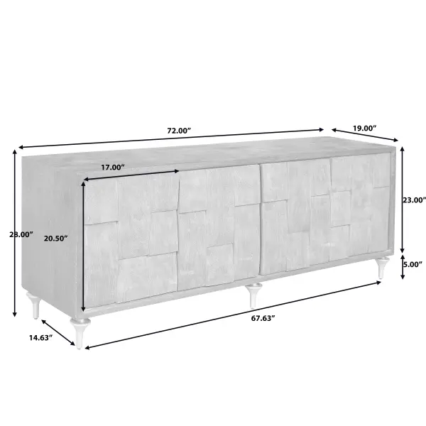 P301031 4 Door Entertainment Console By Pulaski Furniture 7