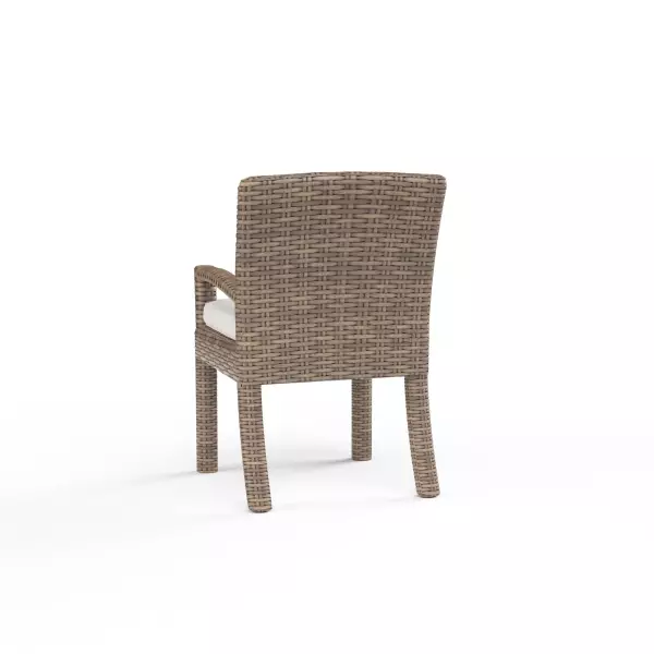 SW1701-1A-14091 Havana Armless Dining Chair in Canvas Skyline with Self Welt