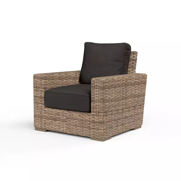 SW1701-21-48085 Havana Club Chair in Spectrum Carbon with Self Welt
