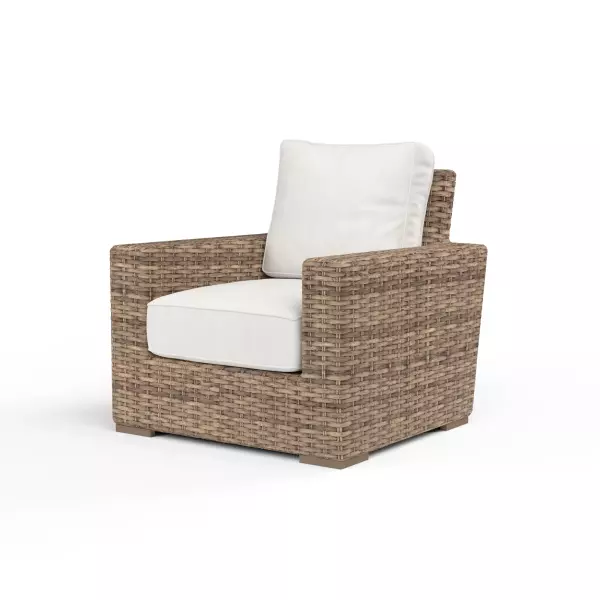 SW1701-21-FLAX-STKIT Havana Club Chair In Canvas Flax with Self Welt