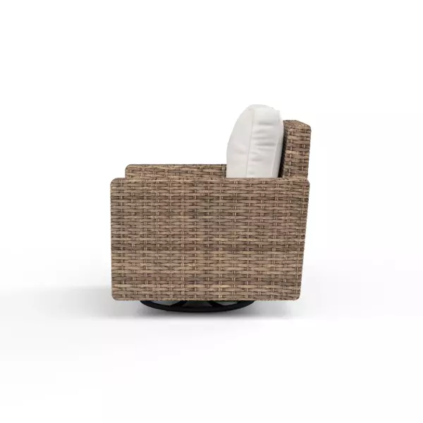 Sw1701 21sr Fx Stkit Havana Swivel Club Rocker In Canvas Flax With Self Welt 4