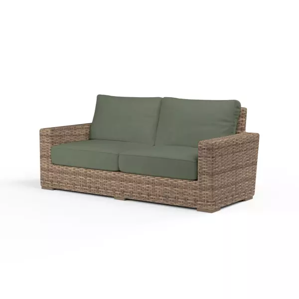 SW1701-22-48092 Havana Loveseat in Cast Sage with Self Welt