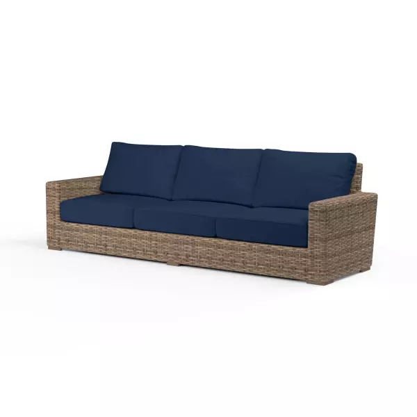 SW1701-23-48080 Havana Sofa in Spectrum Indigo with Self Welt