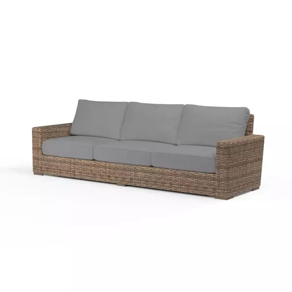 SW1701-23-5402 Havana Sofa in Canvas Granite with Self Welt