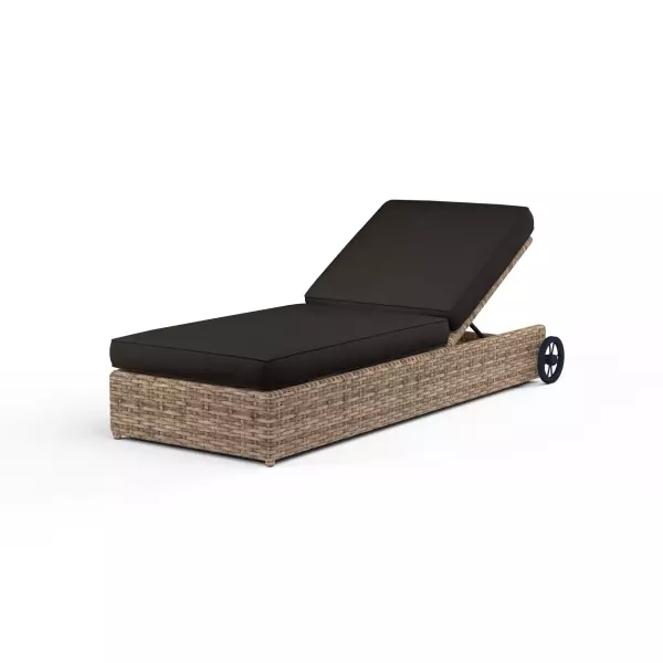 SW1701-9-48085 Havana Adjustable Chaise in Spectrum Carbon with Self Welt