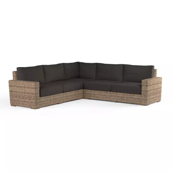 SW1701-SEC-48085 Havana Sectional in Spectrum Carbon with Self Welt