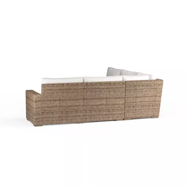 Sw1701 Sec Flx Stkit Havana Sectional In Canvas Flax With Self Welt 5