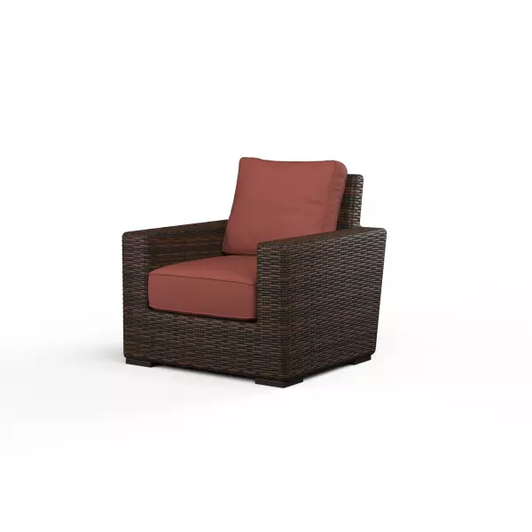 SW2501-21-5407 Montecito Club Chair in Canvas Henna with Self Welt