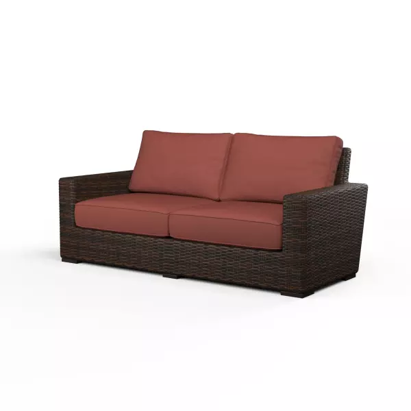 SW2501-22-5407 Montecito Loveseat in Canvas Henna with Self Welt