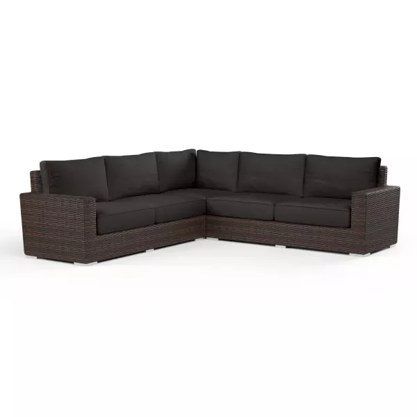SW2501-SEC-48085 Montecito Sectional in Spectrum Carbon with Self Welt