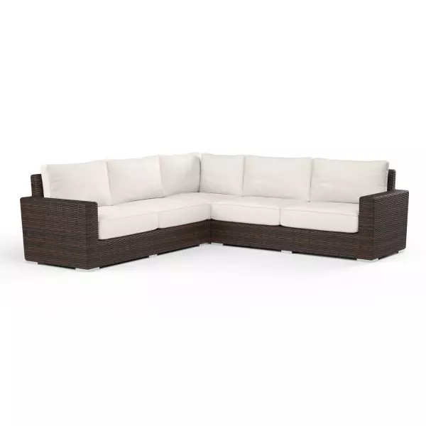 SW2501-SEC-5404 Montecito Sectional in Canvas Natural with Self Welt