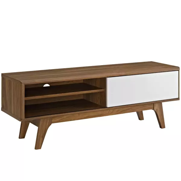 EEI-2538-WAL-WHI Envision 44” TV Stand