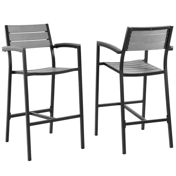 Modway EEI-1740-BRN-GRY-SET