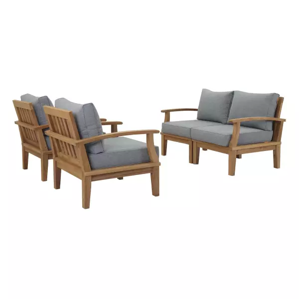 Modway EEI-1818-NAT-GRY-SET