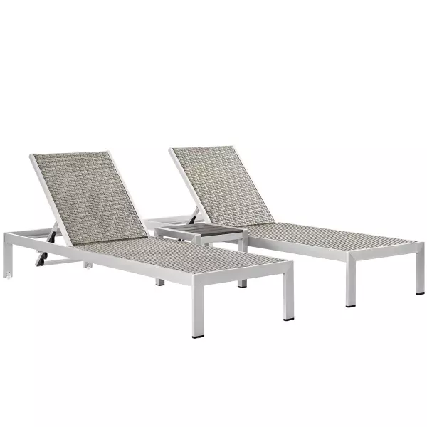 Modway EEI-2476-SLV-GRY-SET